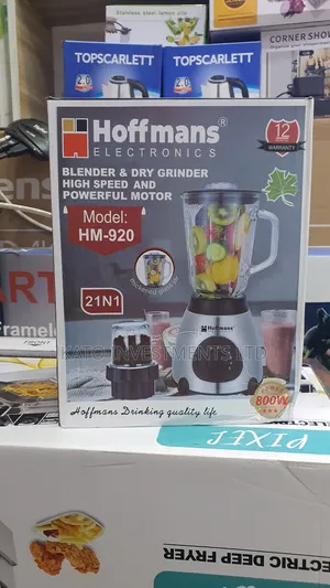 Hoffmans Pure Glass Hm-9020 2 In 1 Blender