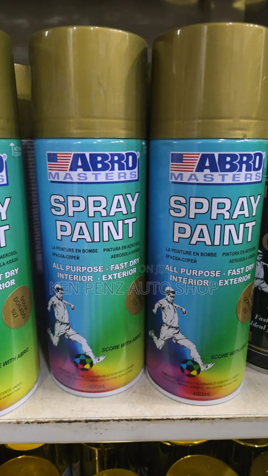 Abro Masters Spray Gold Paint