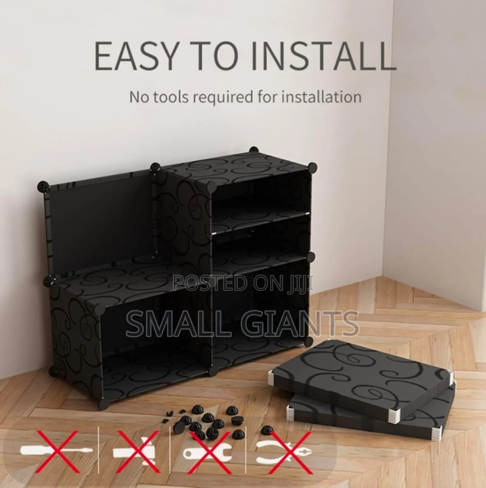 4 Tier Shoe Rack Organizer Storage Stackable