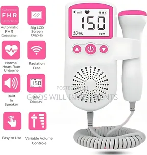 Handheld Digital Fetal Doppler/Baby Heartbeat Monitor