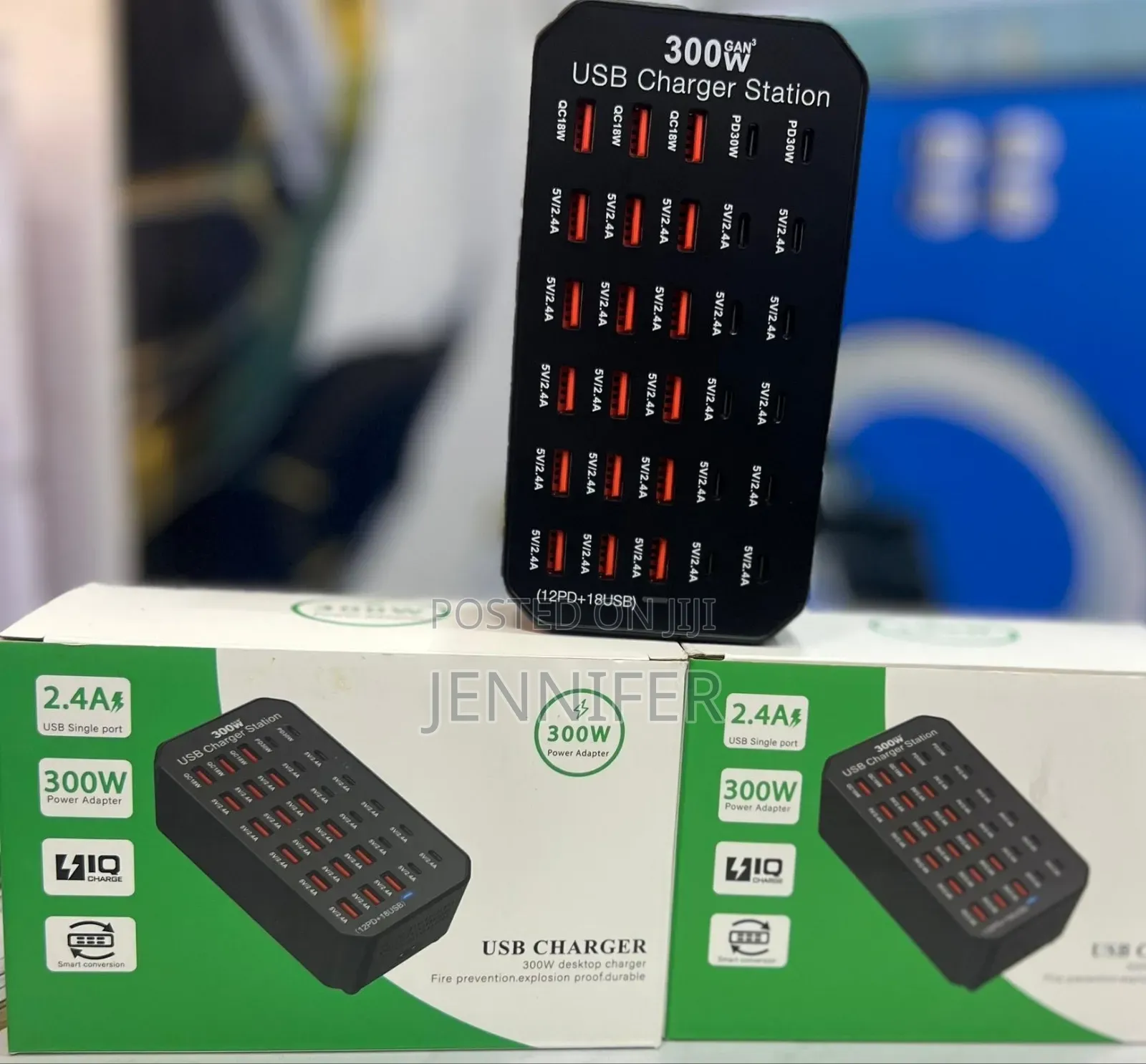 300w Desktop Usb Charger Station