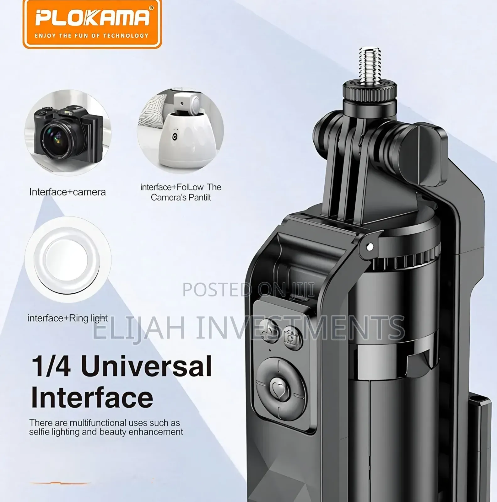 Plokama Auto-A7 Pro Is a Multifunctional Selfie Stick and Tripod