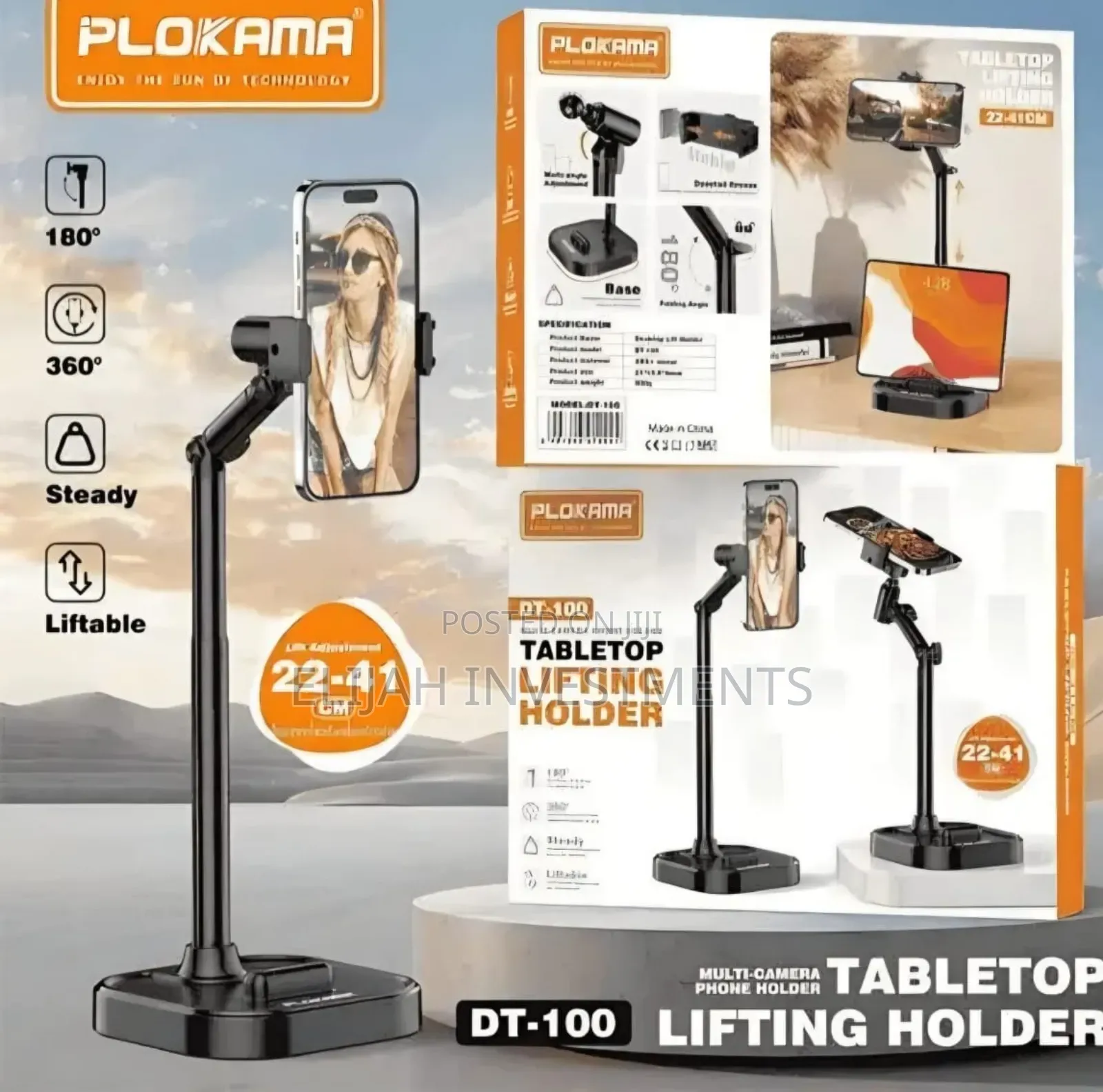 Plokama Dt-100 Desktop Phone Holder