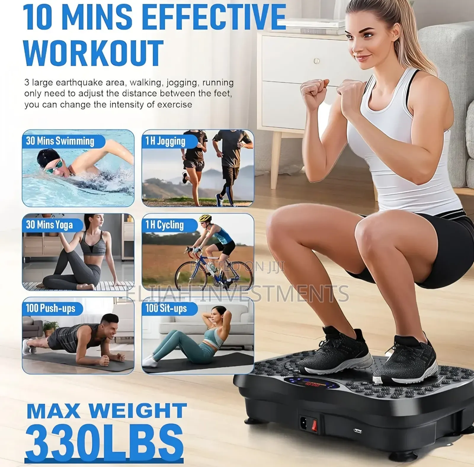 Exercise Vibration Plate Machine
