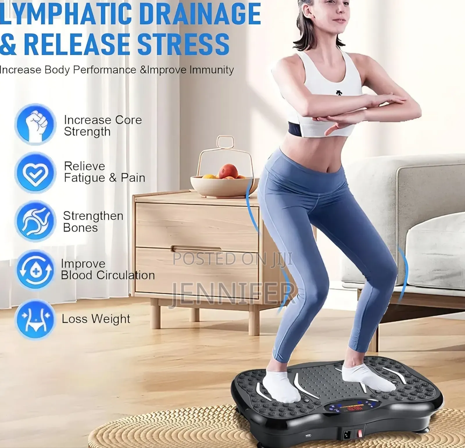 Exercise Vibration Plate Machine