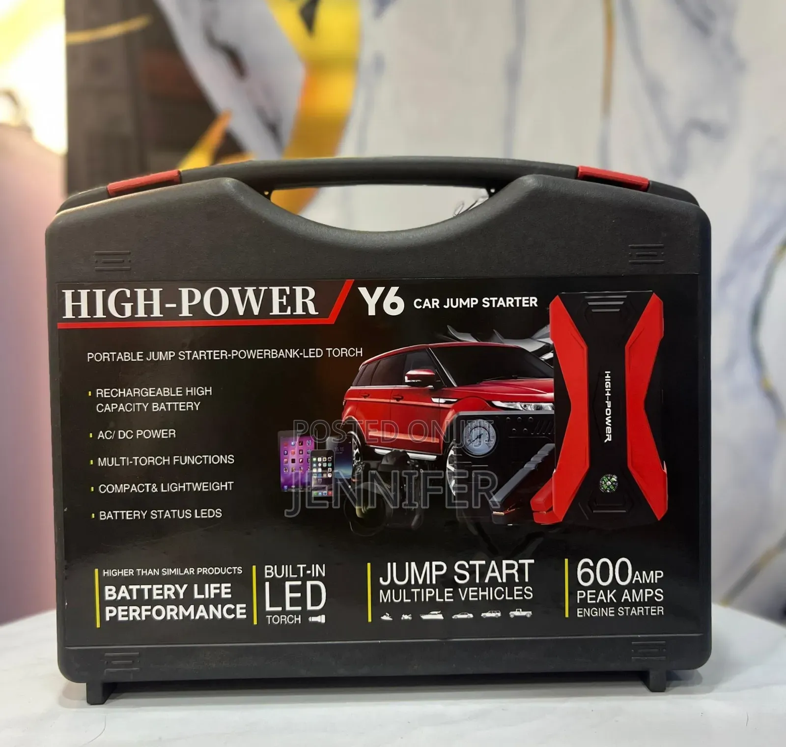 High Power Multi-Function Car Jump Starter Kit