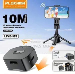 Plokama Live-M5 3-in-1 Handle Tripod Selfie Stick.