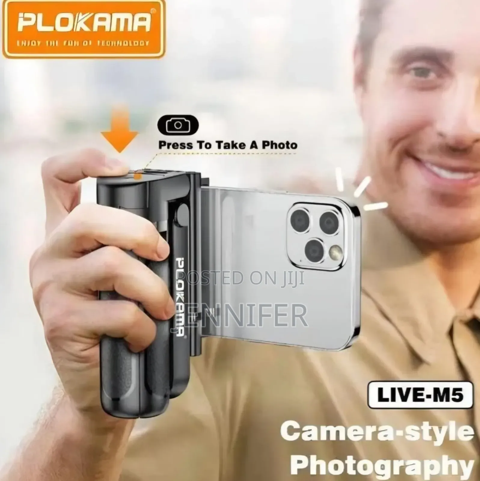 Plokama Live-M5 3-in-1 Handle Tripod Selfie Stick.