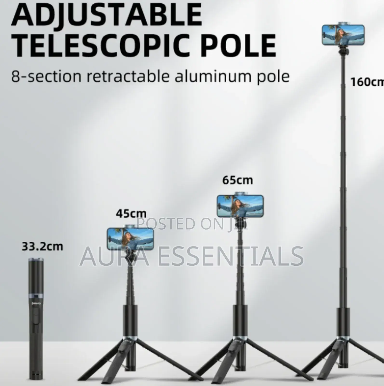 Jmary Kt-259 Selfie Stick and Tripod 2-in-1
