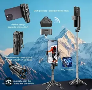 Plokama Live-M5 3-in-1 Handle Tripod Selfie Stick