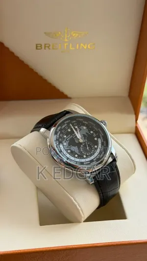 Black Patek Philippe Chronographic Wrist Watch