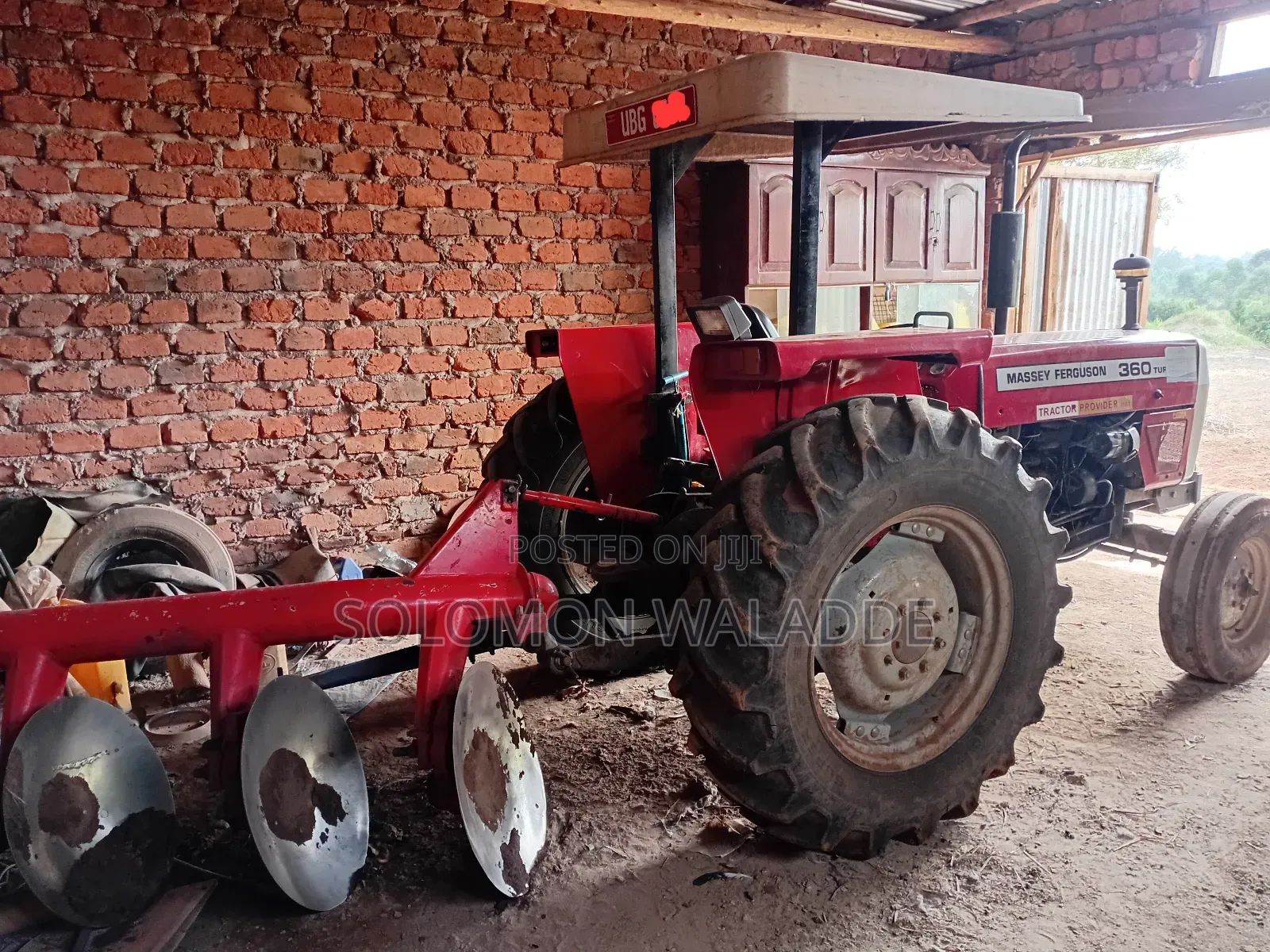 Massey Fergusson Tractor On Sale (With Plough, Harrow And Planter)