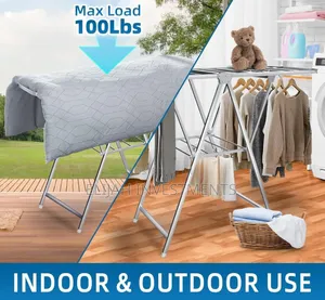 Foldable Stainless Steel Laundry Drying Rack