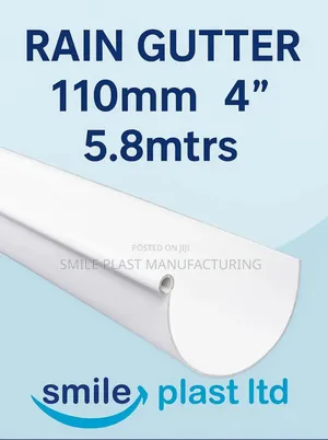 Rain Fall Gutter 110mm×5.8×4"