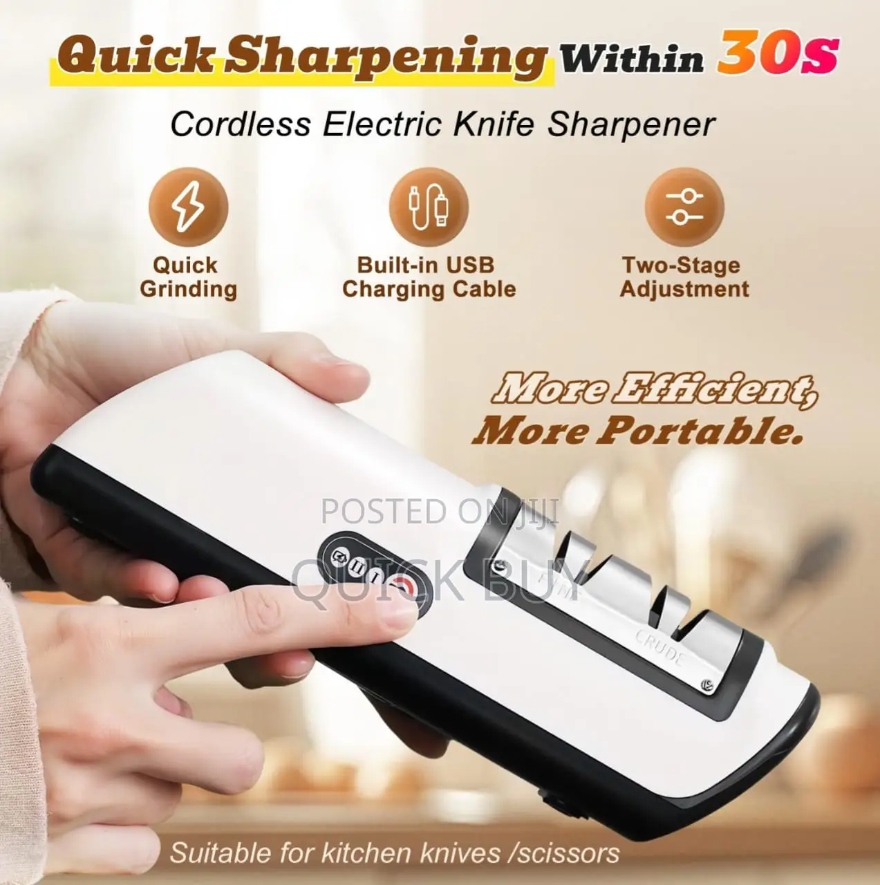 Cordless Electric Knife Sharpener