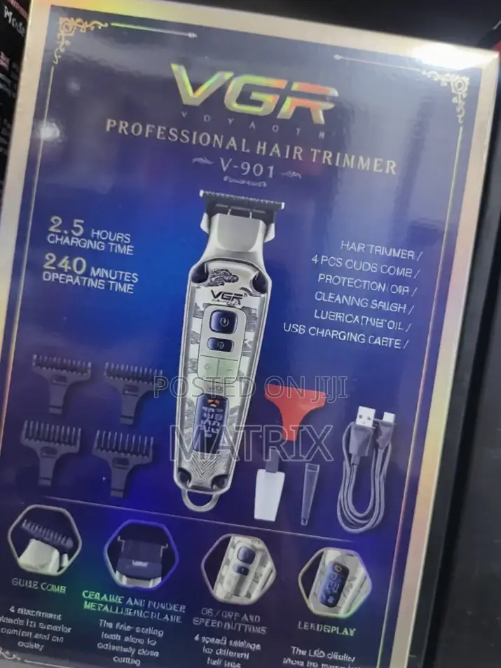 VGR Professional Hair Trimmer, Model v-901
