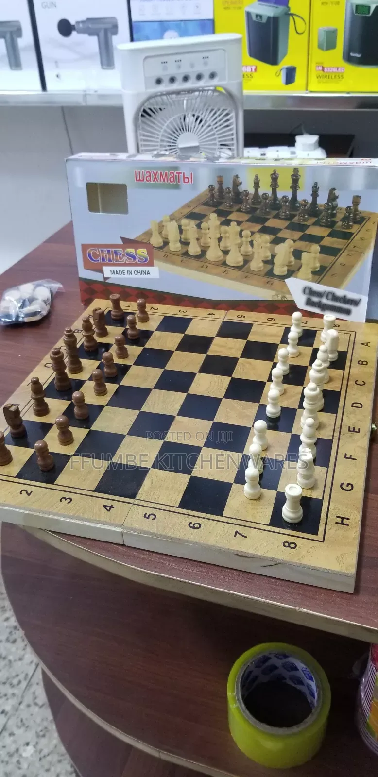 Chess or 3 in 1 Wooden Chess