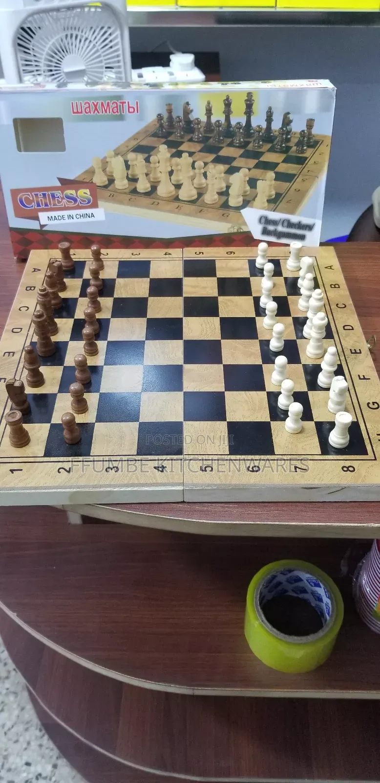 Chess or 3 in 1 Wooden Chess