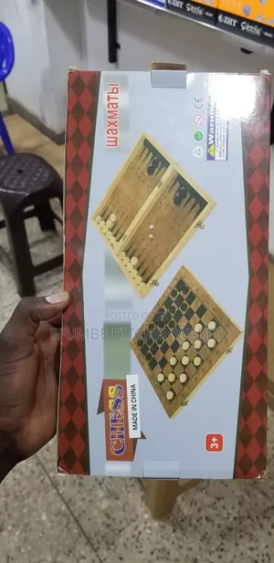 Chess or 3 in 1 Wooden Chess