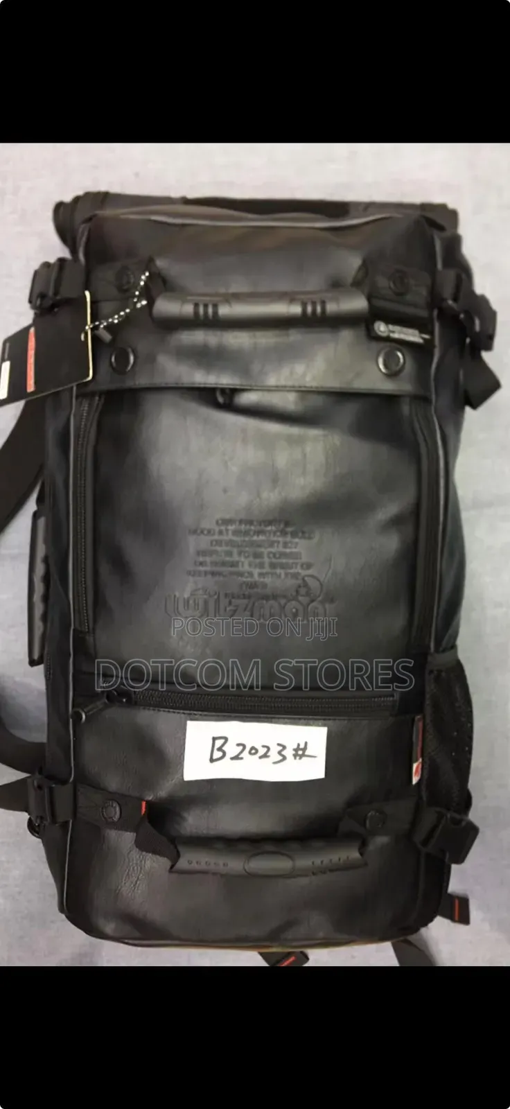 Witzman B2023 38 Liter Hiking Travel Backpack.