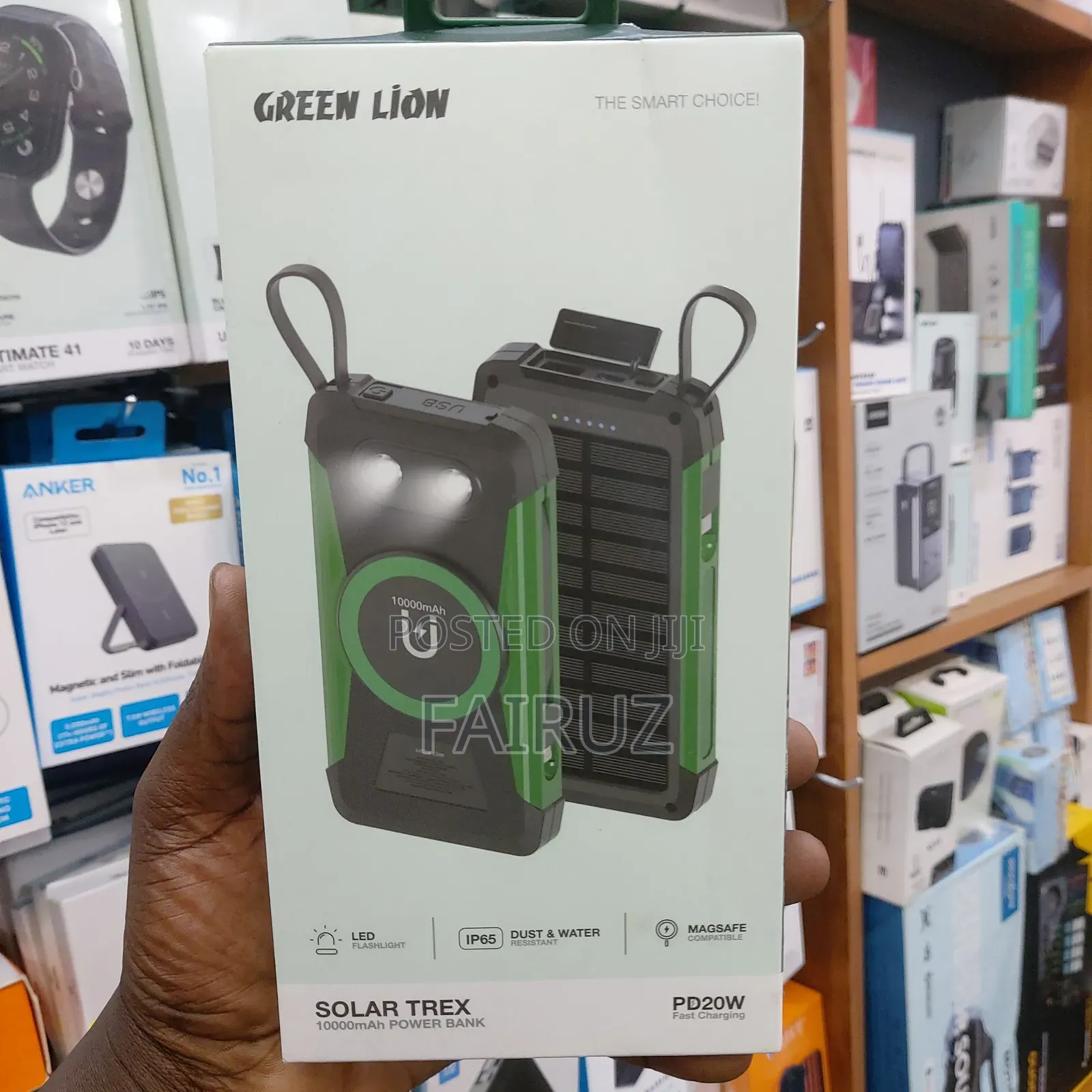 Solar Trex 10000mah Solar Power Bank Greenlion