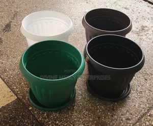 Round Mixed Colors Planters