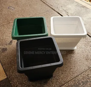 Square Mixed Colors Flower Pot