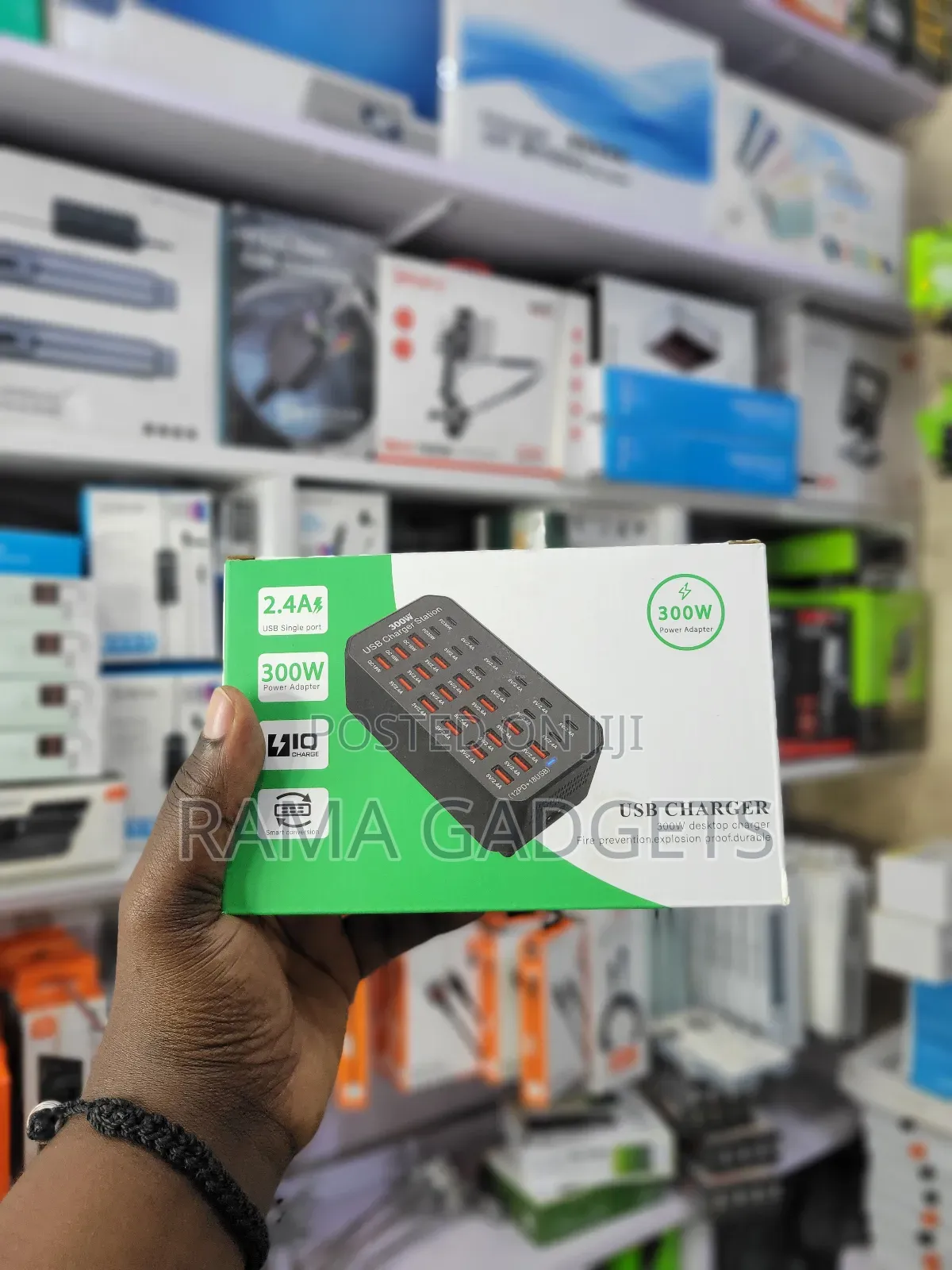 300w 18usb And 12pd Port Charging Station