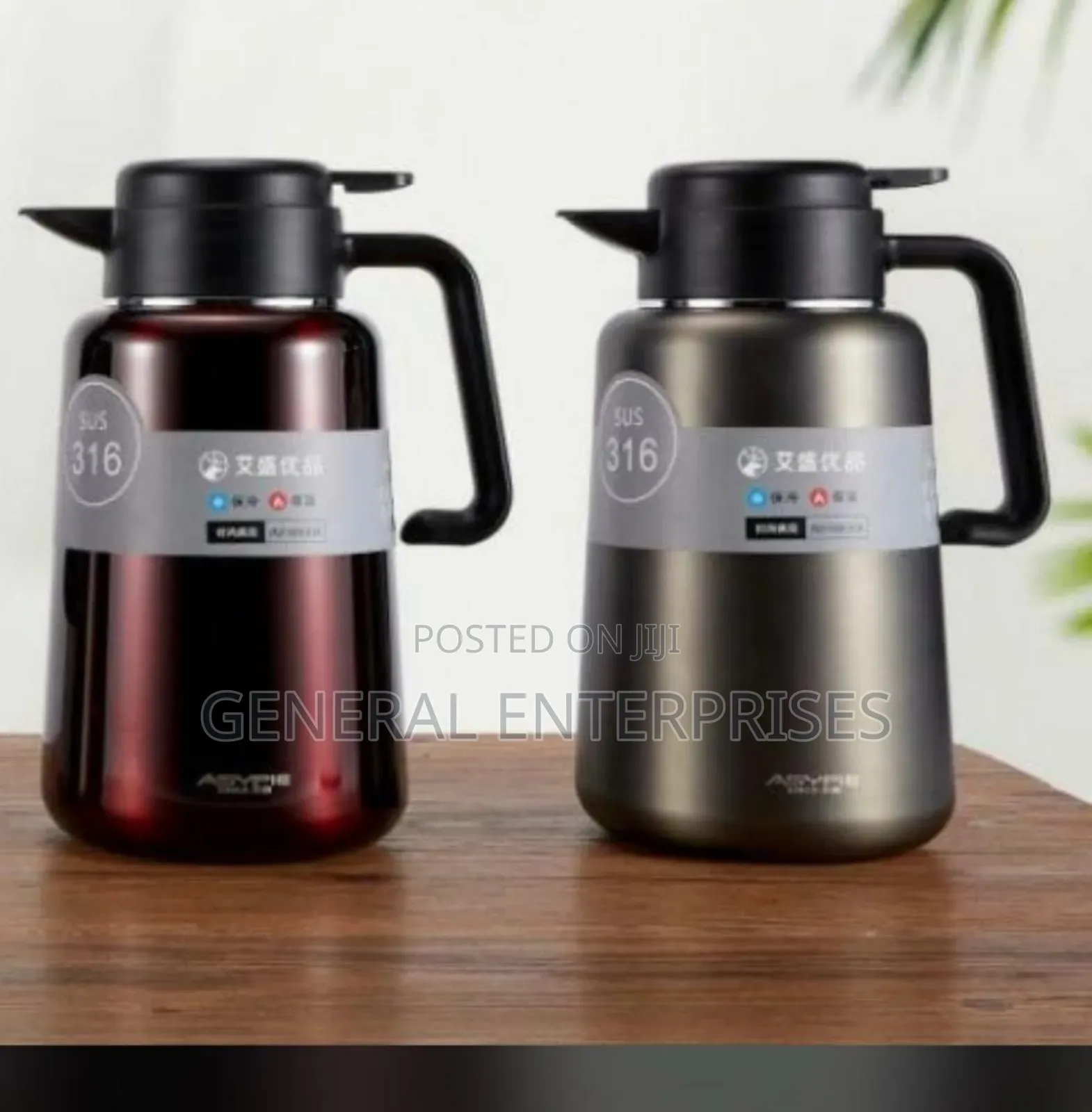 Stainless Steel Vacuum Insulated Thermal Teapot or Kettl