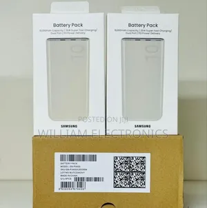 Samsung Portable Battery Pack Power Bank 25w Super Fast Charging