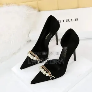 Black Big Tree Sheos for Ladies