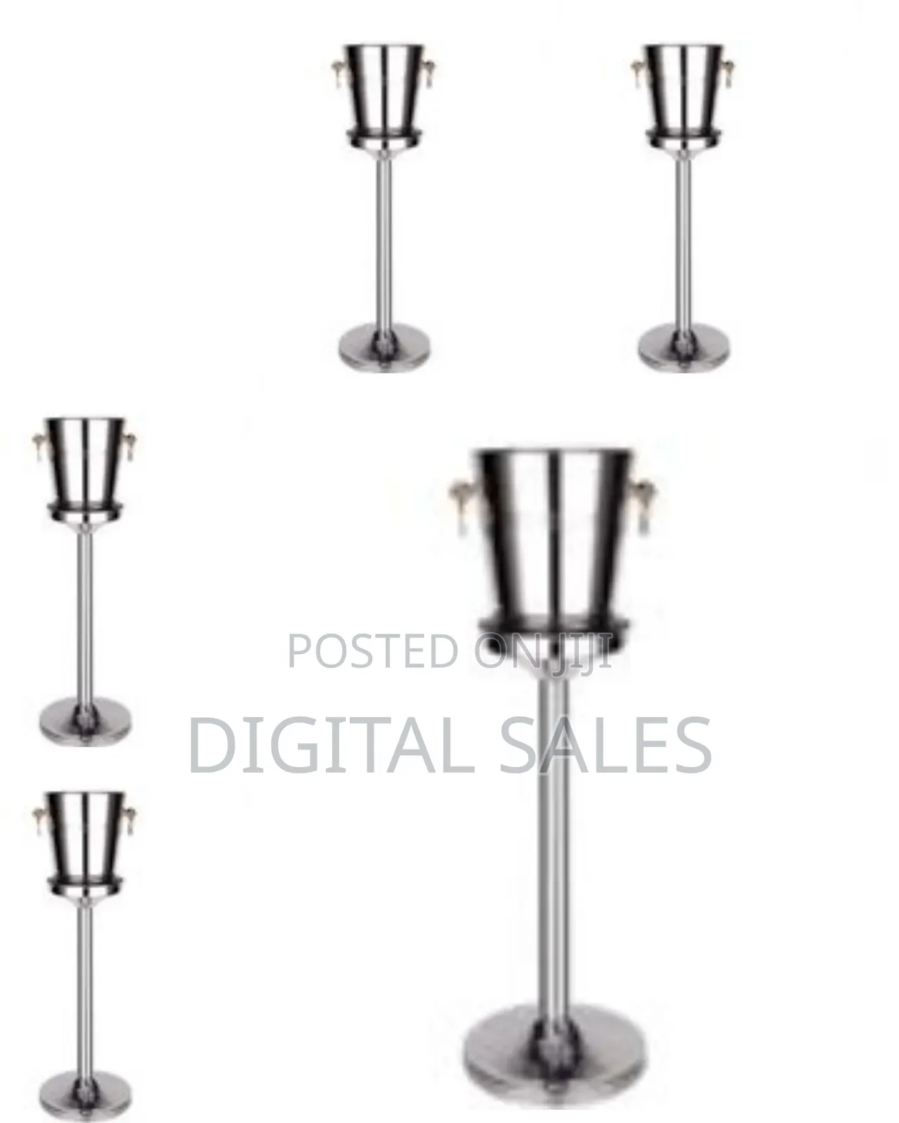 Commercial Stainless Steel Ice Bucket Stand Holder