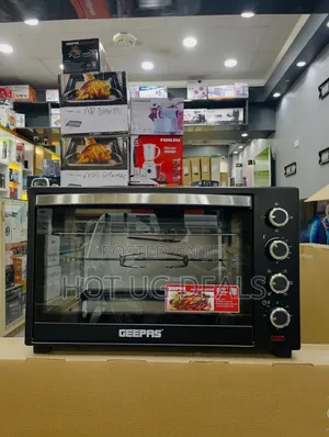 Geepas Electric Oven With Convection And Rotisserie, 60 Liter Capacity