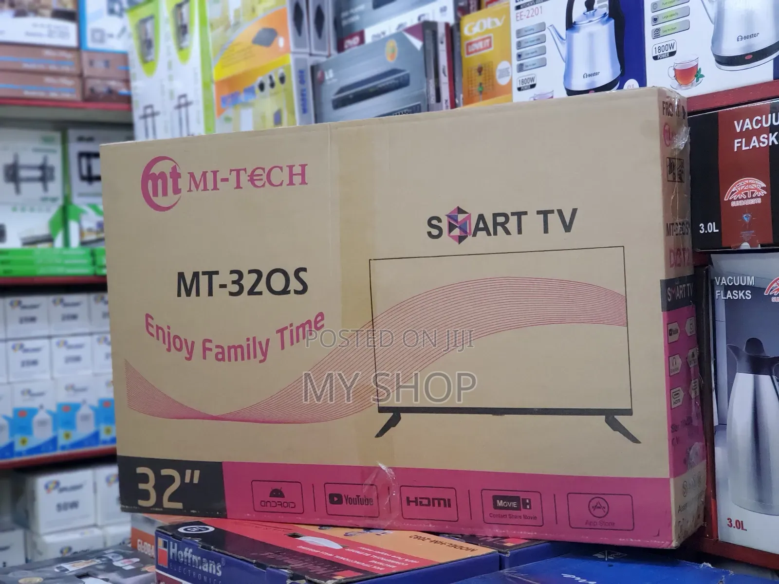32-Inch Smart Tv Mi-Tech Watch Youtube and Netflix Directly