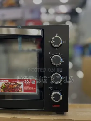 Geepas 60l Electric Oven With Hotplates And Rotisserie