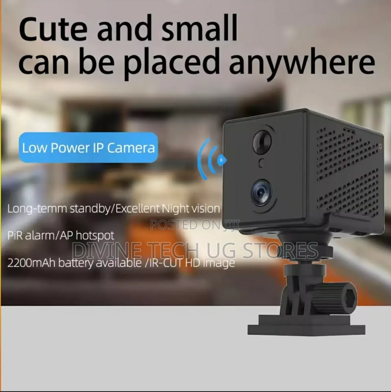 4g Mini Camera 5mp With Built-in 3000mah Battery Security Monitoring