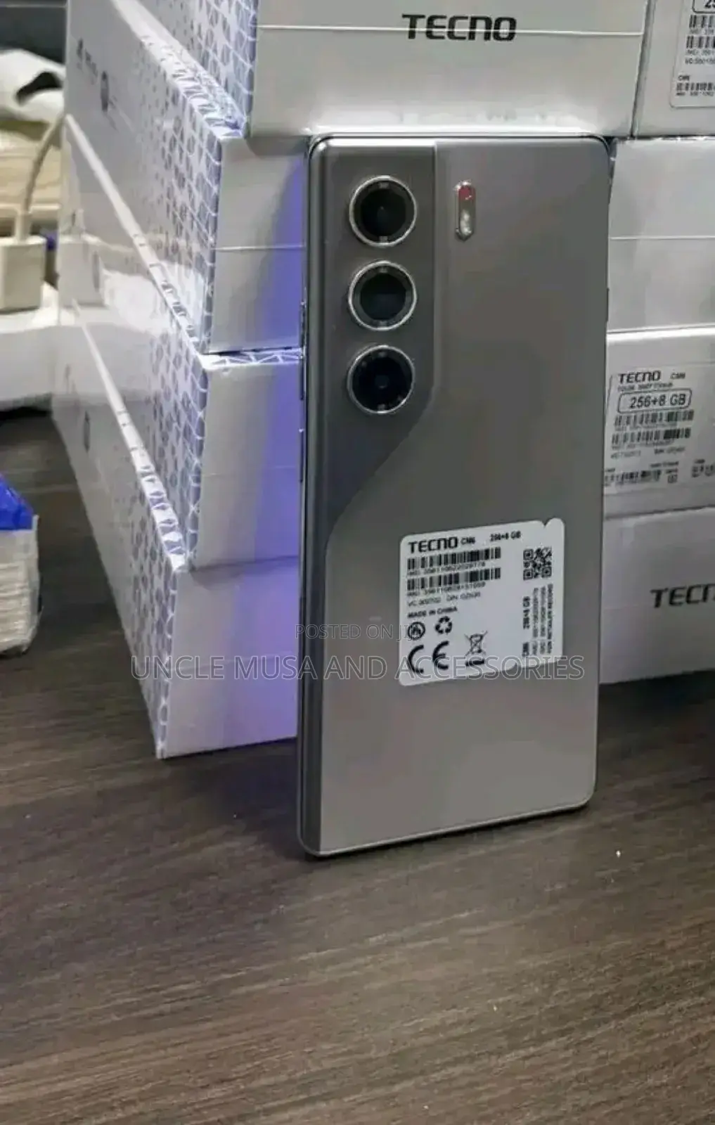 New Tecno Camon 40 Pro 4G 256 GB Black