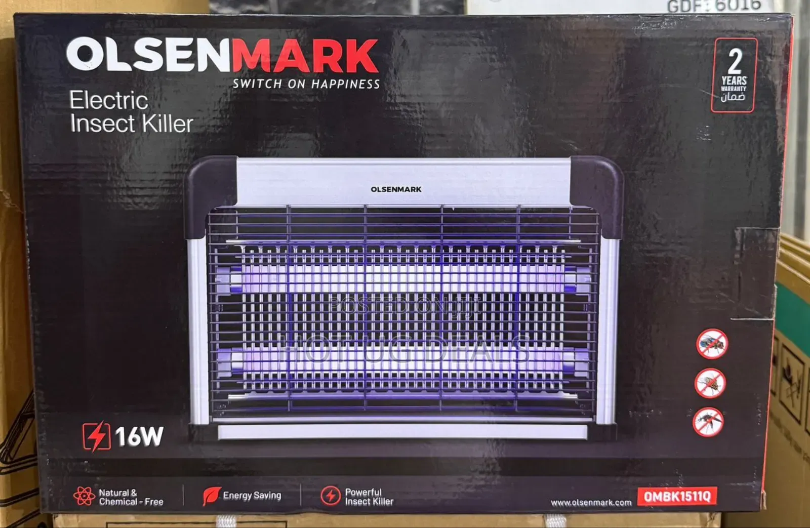 Olsenmark Electric Insect Killer - Powerful Fly Zapper Uv Light