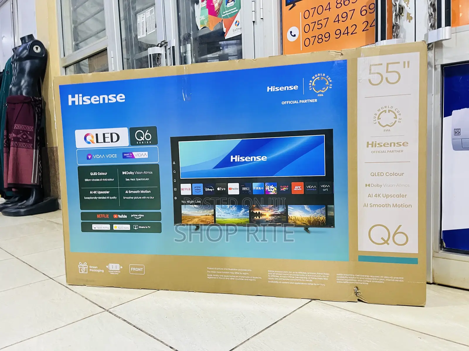 Hisense Q6 Series 55 Inches Original Tv