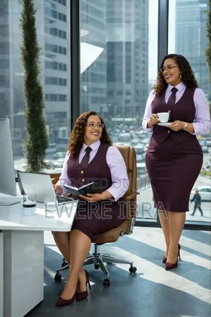 Navy Blue Office Dresses for Ladies