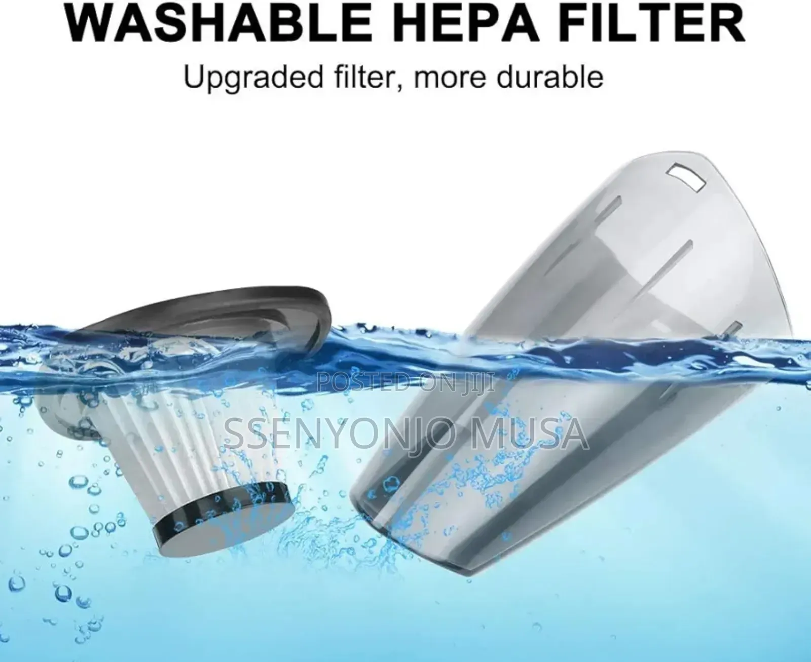 Mini Cordless Handheld Vacuum Cleaner - 120w 3200pa Suction.