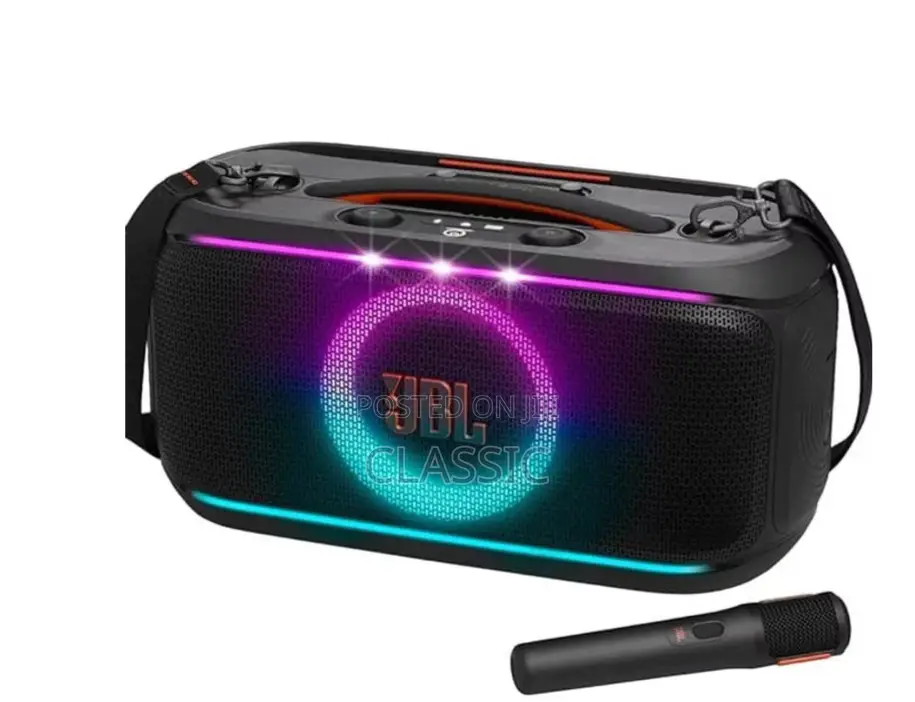 JBL Partybox On‐The‐Go 2 Portable Party Speaker (With Two Mics)