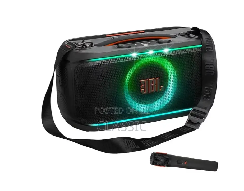 JBL Partybox On‐The‐Go 2 Portable Party Speaker (With Two Mics)