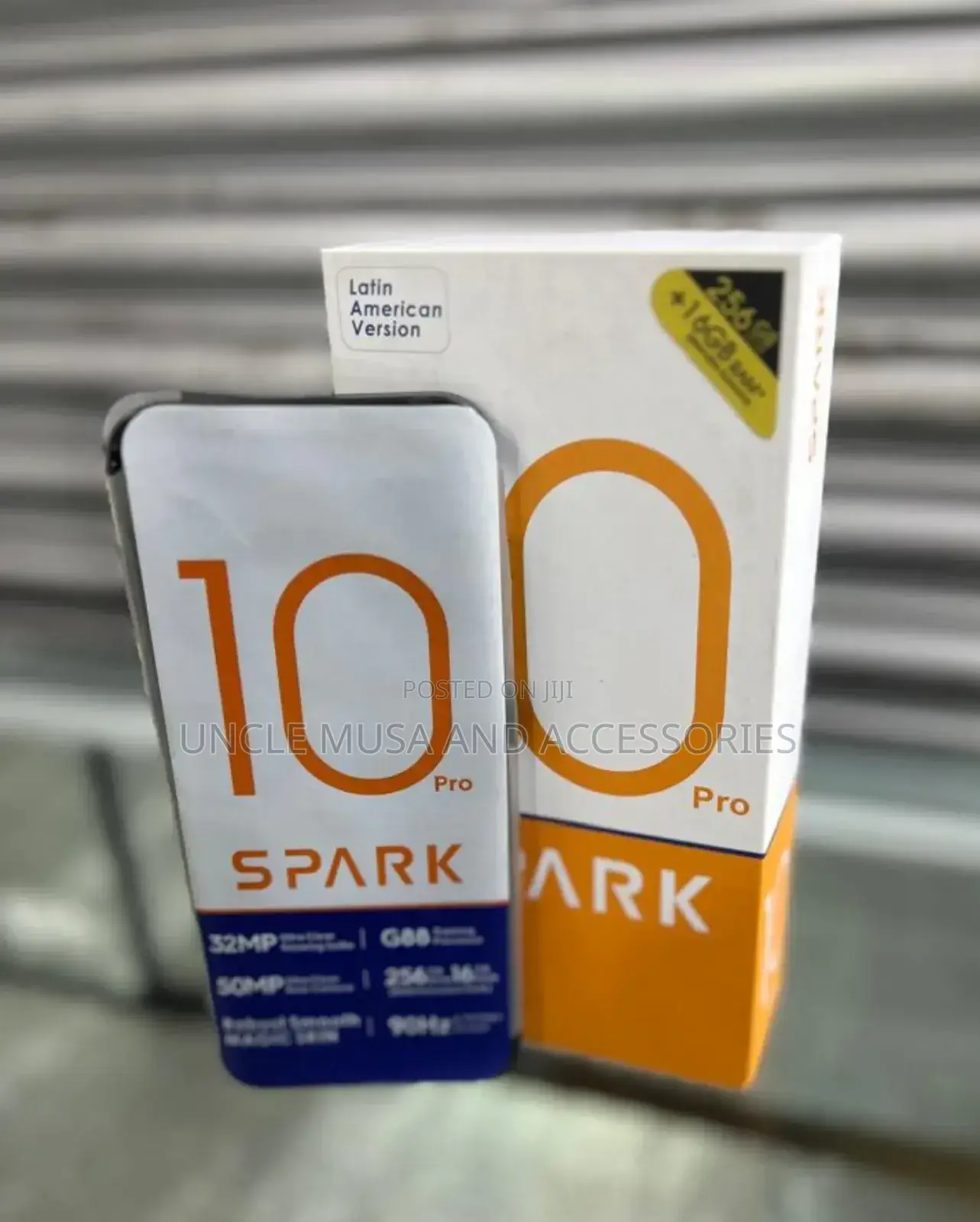 New Tecno Spark 10 Pro 256 GB Black