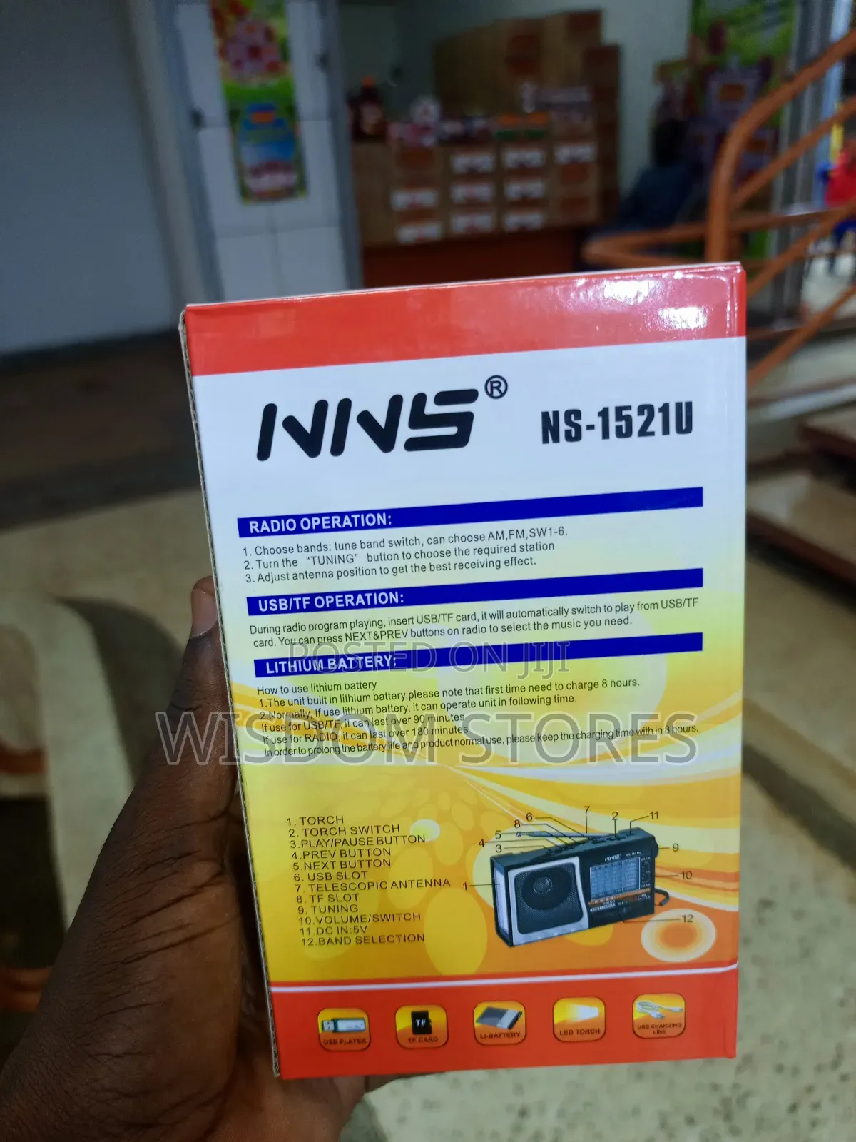 NNS Ns-1521u Portable Radio.