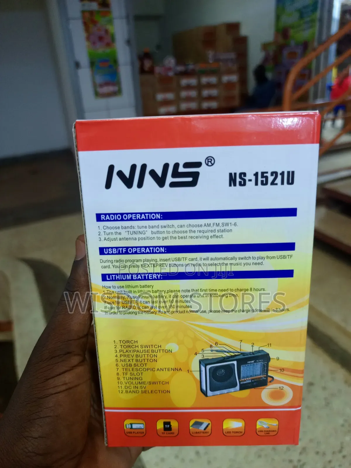 NNS Ns-1521u Portable Radio.