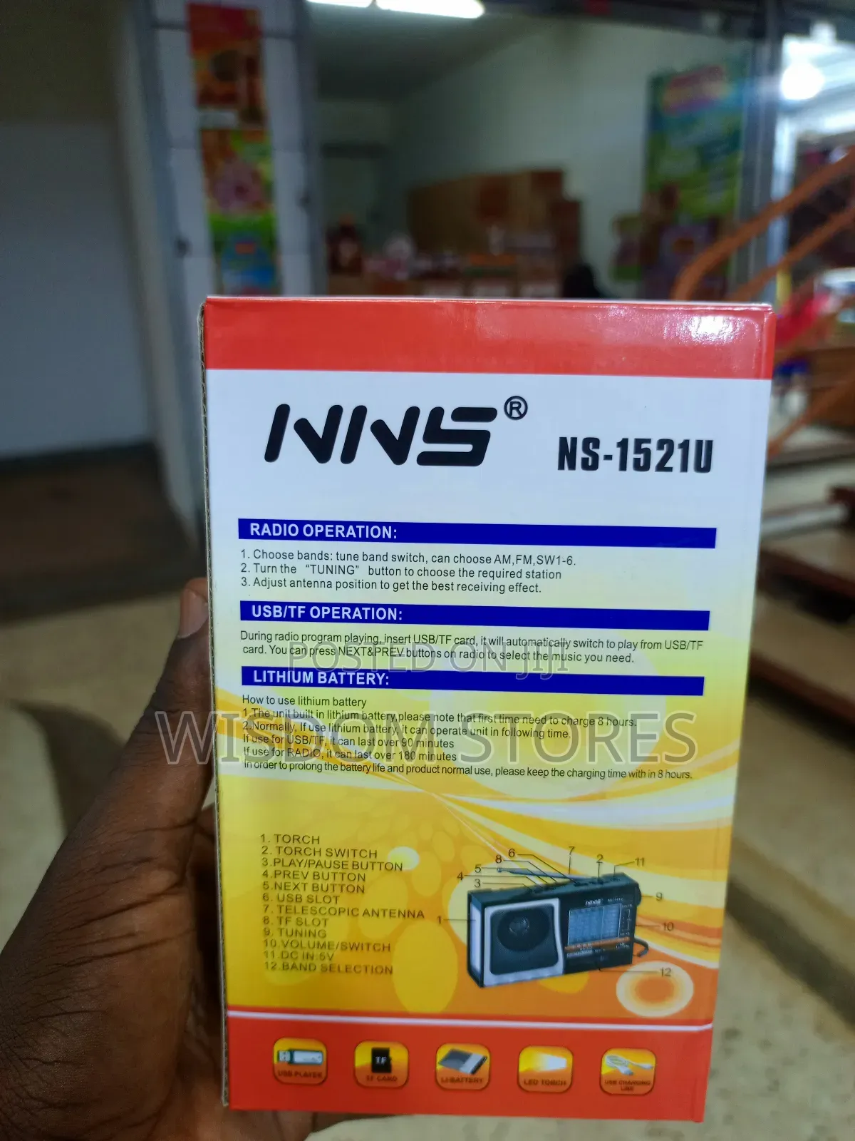 NNS Ns-1521u Portable Radio.