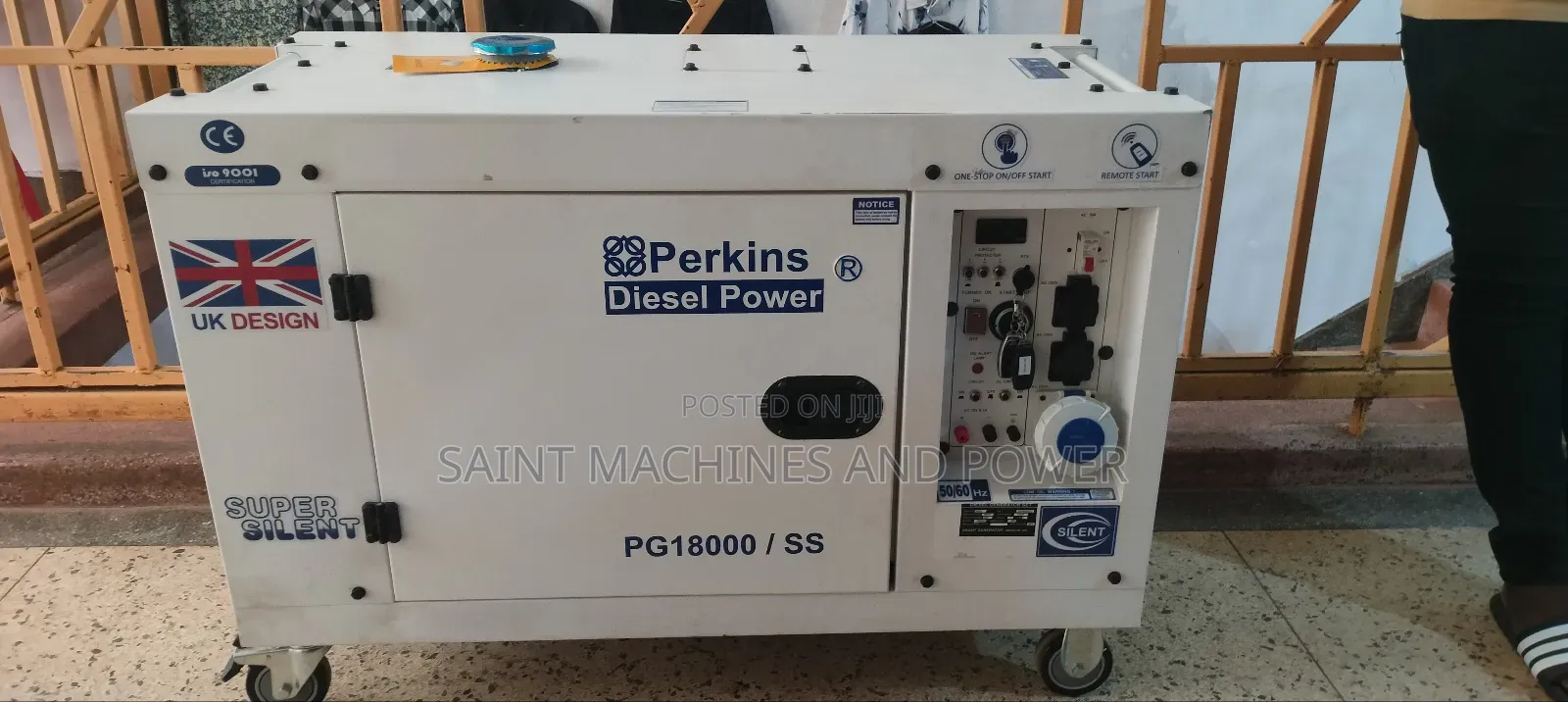 Perkins Diesel Generator 11kva Remote./ Button Start