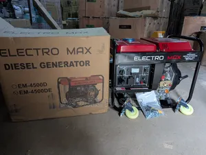 Heavy Duty 4.5kva Diesel – Key + Manual
