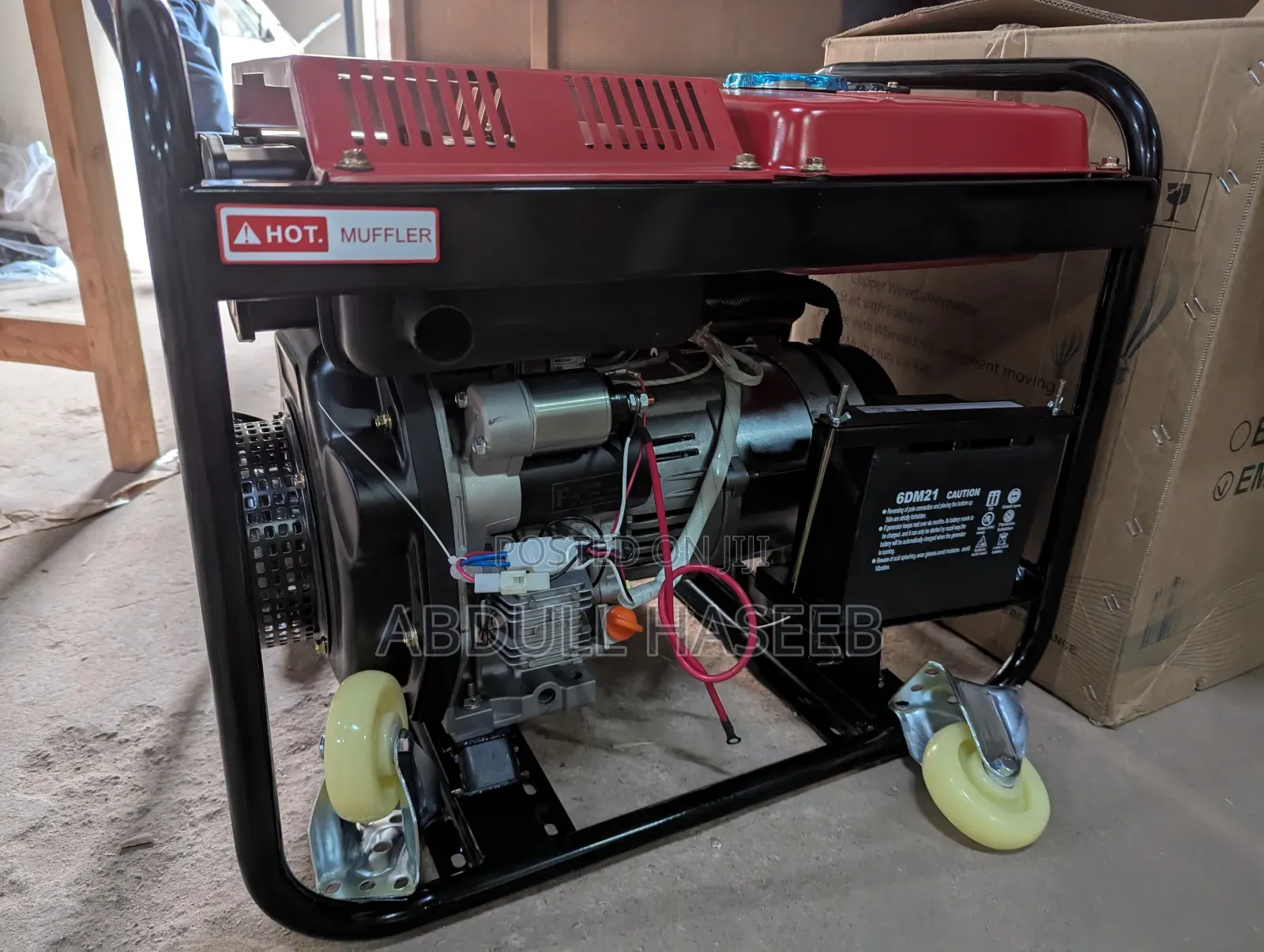 Heavy Duty 4.5kva Diesel – Key + Manual